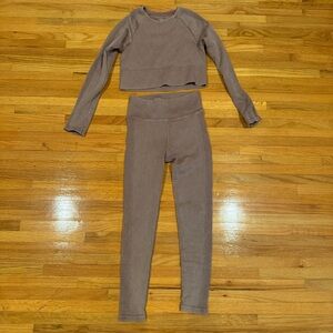 Aerie Brown Loungewear Set